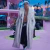 Barbie Ryan Gosling White Ken Fur coat