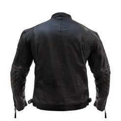 Blacky Café Racer Biker Leather Jacket