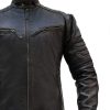 Blacky Café Racer Biker Leather Jacket