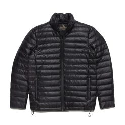 Bridger Mens Leather Down Jacket