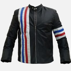 Captain America Easy Rider American Flag Leather Jacket
