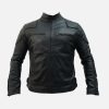 David Beckham Quilted leather jacket