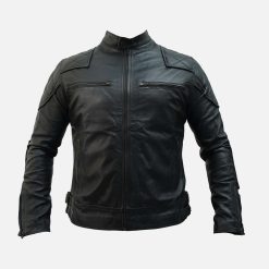 David Beckham Quilted leather jacket