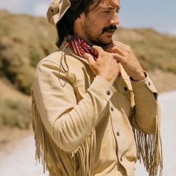 Gold Bison™ Suede Western Fringe Jacket