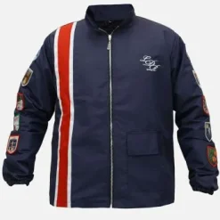 Lana Del Rey Racing unisex jacket with zipper and Stand-Up Style Collar