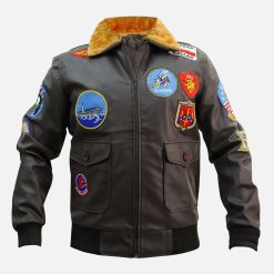 Maverick Top Gun Signature Leather Flight Jacket