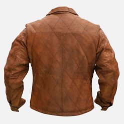Men Brown Suede Leather Jacket