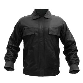 Mens Retro Biker Leather Jacket