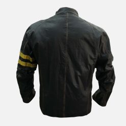Mens Vintage Cafe Racer Motorcycle Leather Jacket