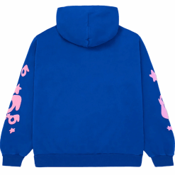 Sp5der Beluga Blue Hoodie