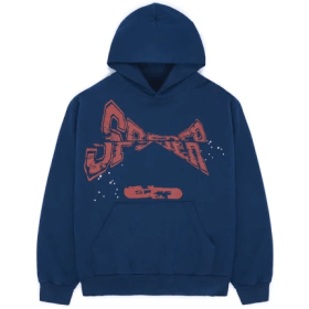 Sp5der Acai Purple Hoodie