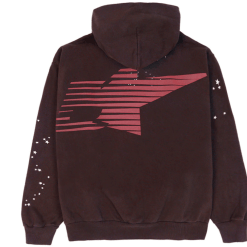 Sp5der Araignee Brown Hoodie