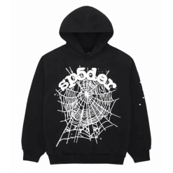 Sp5der OG Web Black Hoodie