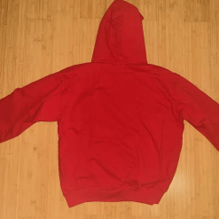 Sp5der Worldwide Heroes Villains Red Hoodie