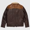 Mens Chocolate Brown Western Suede Leather Jacket 7 Untitled 2 30