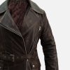Womens Biker Vintage Leather Jacket