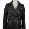 beth dutton yellowstone kelly reilly black leather jacket 02