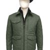 john dutton yellowstone SO4 kevin costner green quilted jacket 02