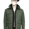 john dutton yellowstone SO4 kevin costner green quilted jacket 05 1