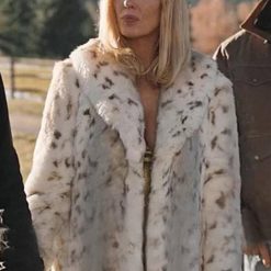 Beth Dutton Yellowstone Snow Lynx Coat