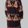 kelly reilly yellowstone s05 black printed coat 02 1