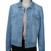 kelsey chow yellowstone monica dutton cotton denim jacket 04