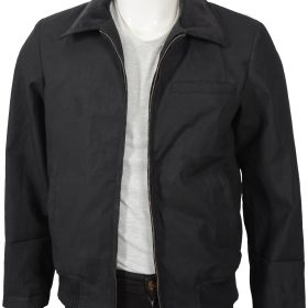 John Dutton Yellowstone Black Cotton Jacket
