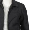 kevin costner yellowstone john dutton black cotton jacket 04