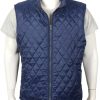 kevin costner yellowstone john dutton blue quilted vest 02