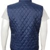 kevin costner yellowstone john dutton blue quilted vest 04