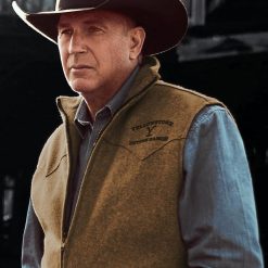 John Dutton Yellowstone Suede Leather Vest