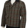kevin costner yellowstone john dutton plaid jacket 04 1