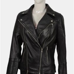 Yellowstone Black Biker Leather Jacket