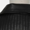 yellowstone black biker leather jacket 04