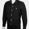 yellowstone black suede leather jacket 02 min