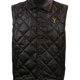 Yellowstone Brown Leather Vest