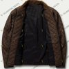 yellowstone brown quilted jacket 09
