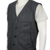 yellowstone grey wool vest 05