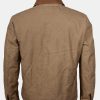 yellowstone western style waxed cotton quilted jacket 03