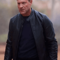 Aaron Eckhart Chief of Station 2024 Leather Jacket