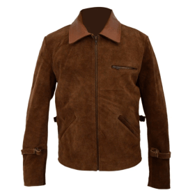 Allied Brad Pitt Suede Jacket