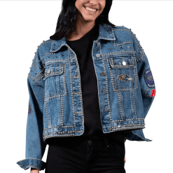 Baltimore Ravens Denim Buttoned Jacket