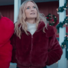 Best Christmas Ever 2023 Charlotte Sanders Maroon Jacket