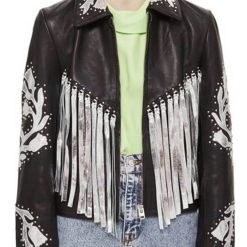 Birds of Prey Harley Quinn Fringe Jacket