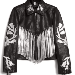 Birds of Prey Harley Quinn Fringe Jacket