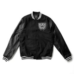 Black Panther Varsity Wool Jacket