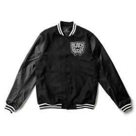 Black Panther Varsity Wool Jacket