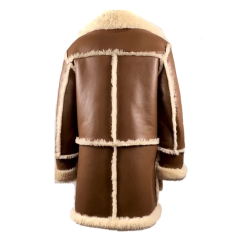 Brock Brown Shearling Overcoat