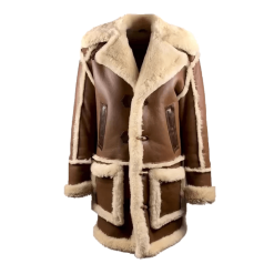 Brock Brown Shearling Overcoat