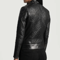 Cityscape Black Leather Jacket